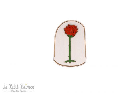 The Little Prince Rose Brooch