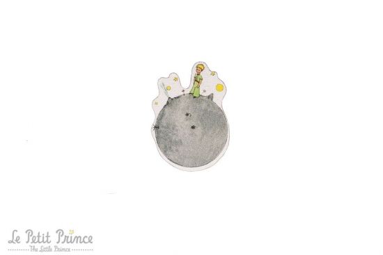 The Little Prince Planet Brooch