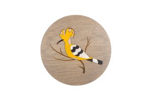 Hoopoe Wooden Image