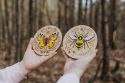 Bee Wooden Image