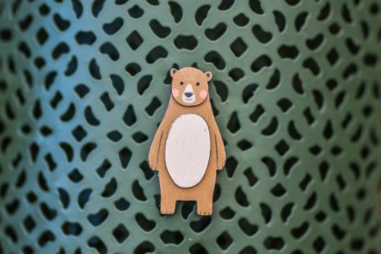 Cute Bear Brooch