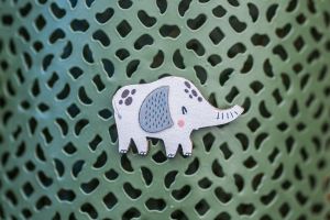 Cute Elephant Brooch