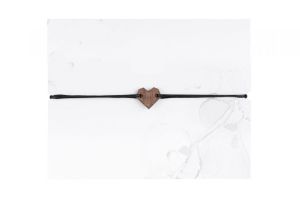 Heart Wooden Bracelet